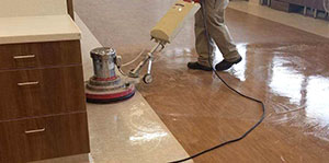 Deep scrub resilent flooring